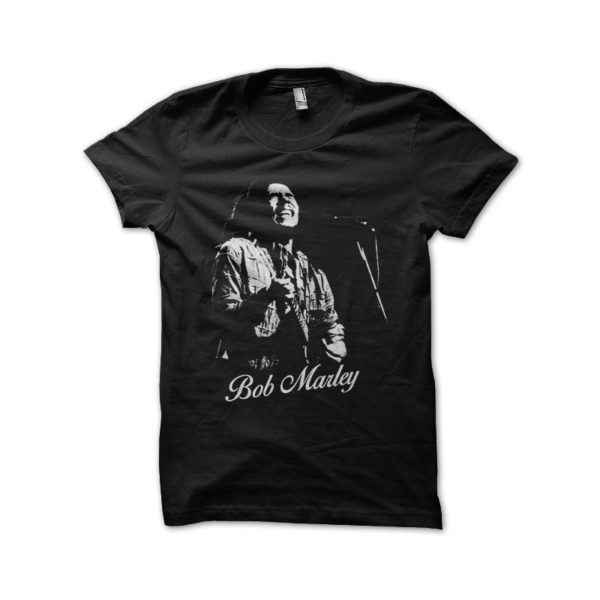 Rasta Tee-Shirt Bob marley t-shirt in black frame