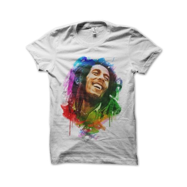 Rasta Tee-Shirt Bob marley watercolor t-shirt