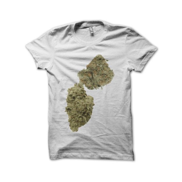 Rasta Tee-Shirt Cannabis flower shirt white