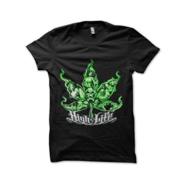 Rasta Tee-Shirt Ganja high light marijuana t-shirt