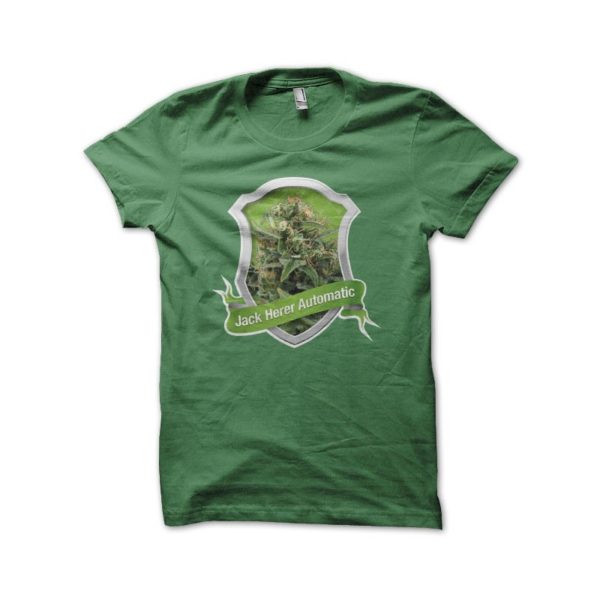 Rasta Tee-Shirt Jack Herer Cannabis automatic green shirt