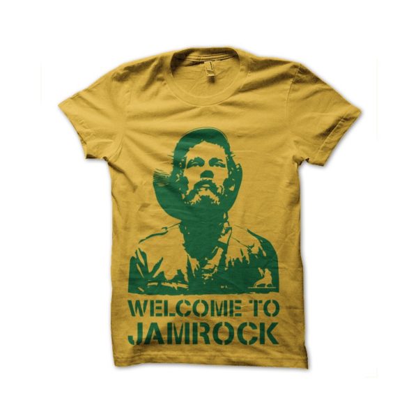 Rasta Tee-Shirt Reggae rock jami yellow t-shirt