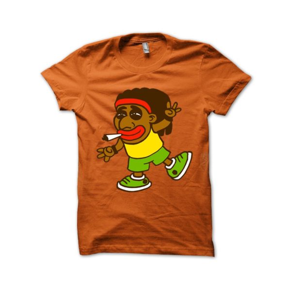 Rasta Tee-Shirt Shirt Rasta orange firecracker