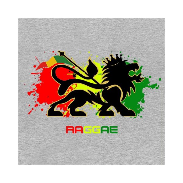 Rasta Tee-Shirt Shirt gray roots reggae music