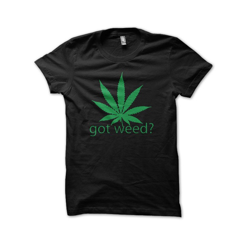 Rasta Tee-shirt Shirt Marijuana Got Weed Black - Rasta ...