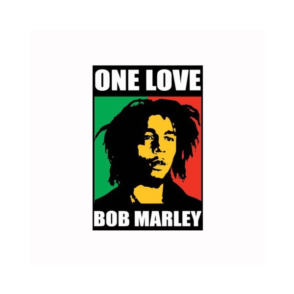 Rasta Tee-Shirt T-shirt Bob Marley One love black white