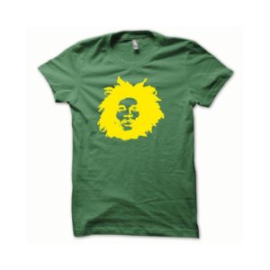 Rasta Tee-Shirt T-shirt Bob Marley yellow green