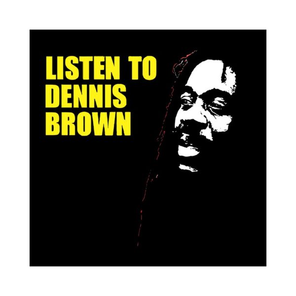 Rasta Tee-Shirt T-shirt Listen to dennis brown black