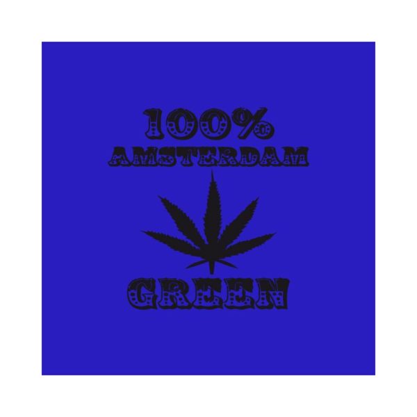 Rasta Tee-Shirt T-shirt Marijuana Hemp Amsterdam black blue