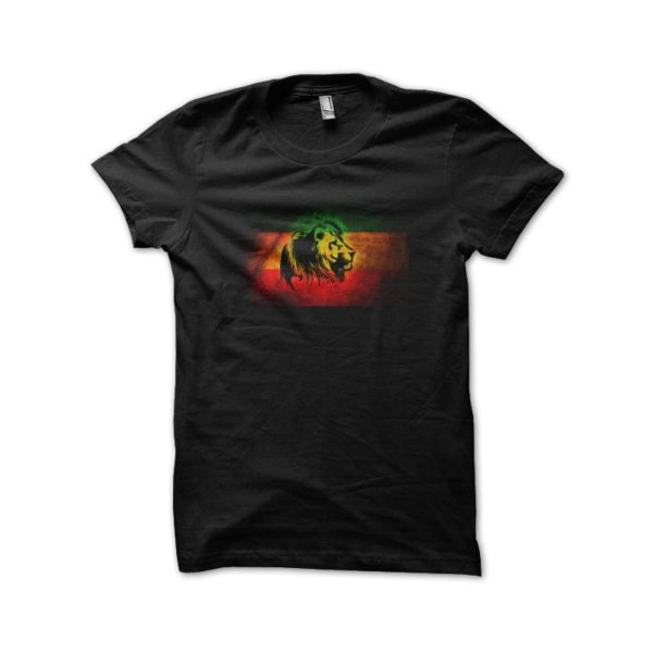 Rasta Tee-Shirt T-shirt Rasta Lion black