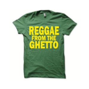 Rasta Tee-Shirt T-shirt Rasta from the ghetto yellow green