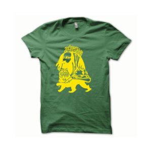 Rasta Tee-Shirt T-shirt Rastafarl yellow green