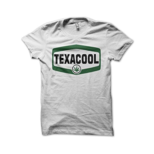 Rasta Tee-Shirt T-shirt Texaco parody Texacool white