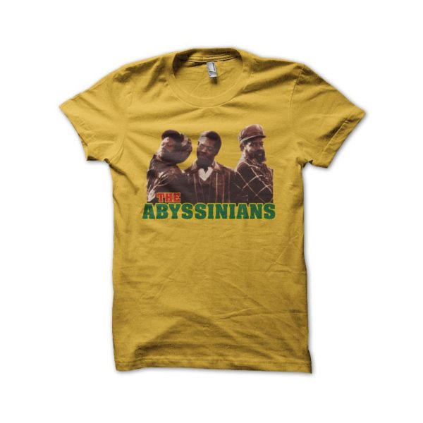 Rasta Tee-Shirt T-shirt The Abyssinians yellow