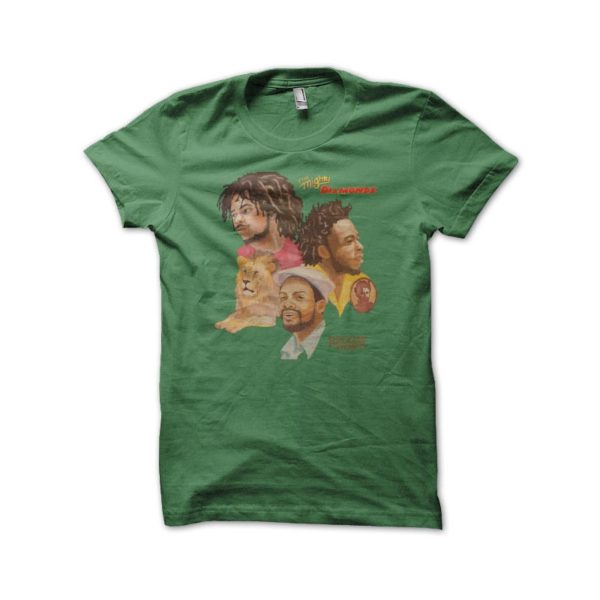 Rasta Tee-Shirt T-shirt The Mighty Diamonds Reggae Street green