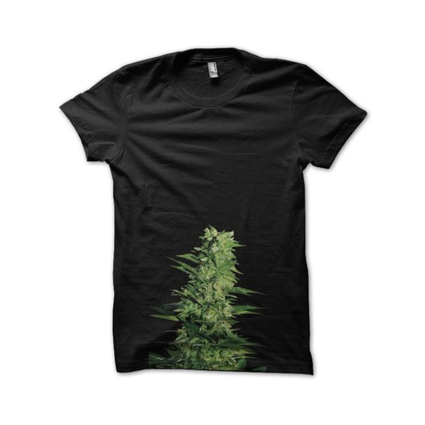 Rasta Tee-Shirt T-shirt black cannabis plant