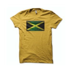 Rasta Tee-Shirt T-shirt flag jamaica vintage yellow