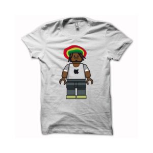 Rasta Tee-Shirt T-shirt lego rastaman white