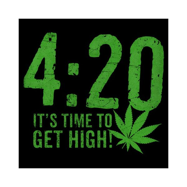 Rasta Tee-Shirt Tee Shirt Black 420 cannabis weed
