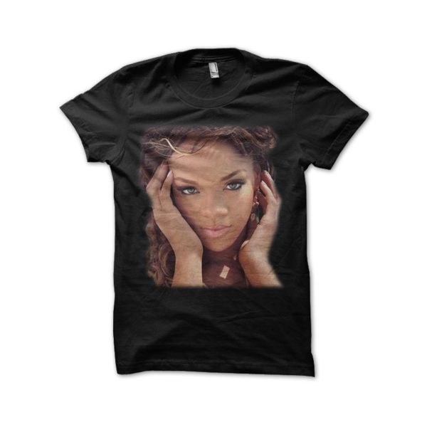 Rasta Tee-Shirt Tee Shirt Rihanna Black