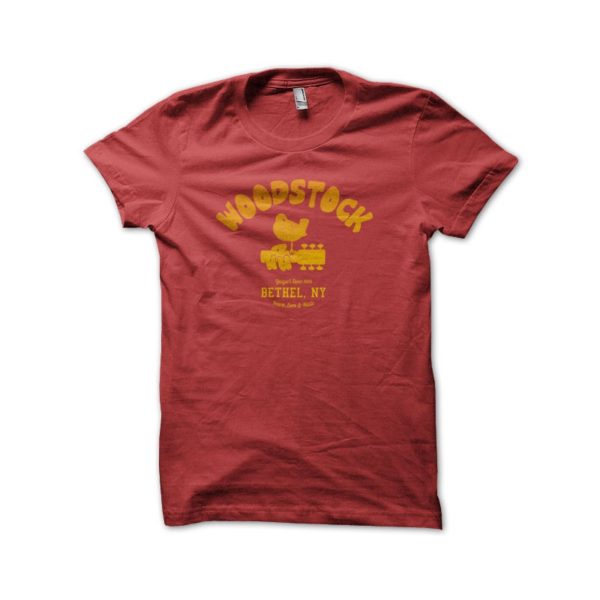 Rasta Tee-Shirt Tee Shirt University Red Woodstock 1969