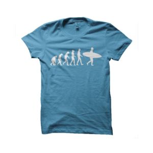 Rasta Tee-Shirt Tee shirt surf evolution bleue ciel