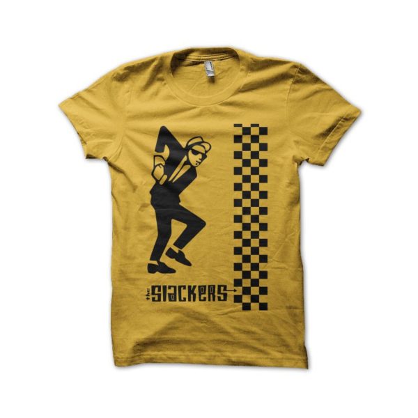 Rasta Tee-Shirt The Slackers checkered shirt yellow
