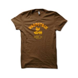 Rasta Tee-Shirt Woodstock 1969 Tee Shirt University BROWN