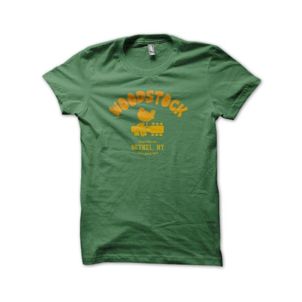 Rasta Tee-Shirt Woodstock 1969 Tee Shirt University Green