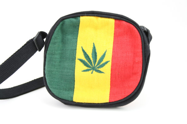 Bag Hemp Circle Handmade Cannabis Leaf
