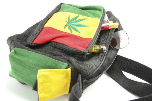 Bag Hemp Big Size Shoulder Cannabis Leaf