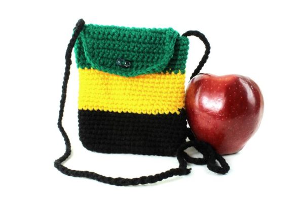 Bag Mobile Jamaica Flag Shoulder Button