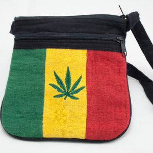Bag Hemp Cannabis Leaf Shoulder Zip