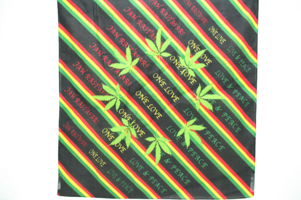 Bandana One Love Cannabis Leaf