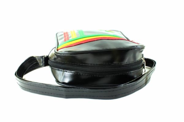 Bag Vinyl Shoulder Black Style Lacoste Sport