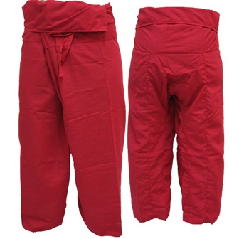 Trousers Thai Fisherman Pants Red