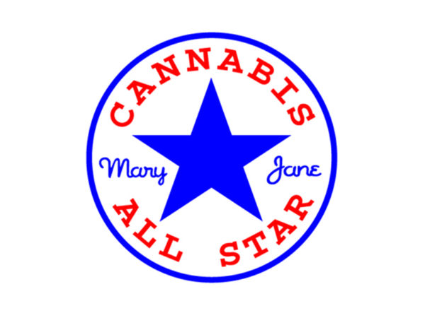 Converse Cannabis All Star White Tee-Shirt