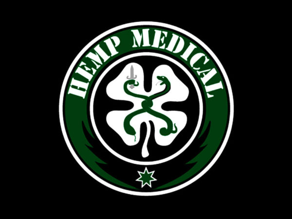 Medical Hemp Black Tee-Shirt