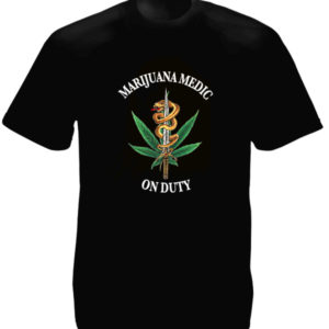 T-Shirt Noir Cannabis Pharmaceutique