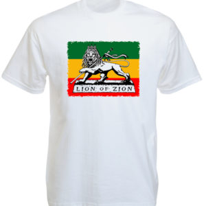 Lion of Zion White Tee-Shirt