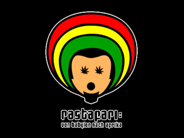 Rastafari Von Babylon Nach Afrika Black Tee-Shirt